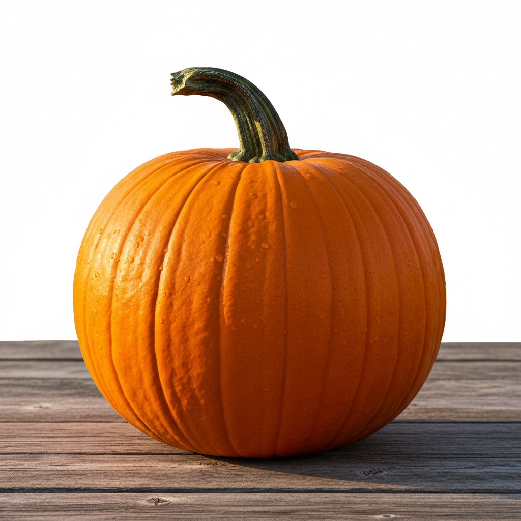 Large orange pumpkin